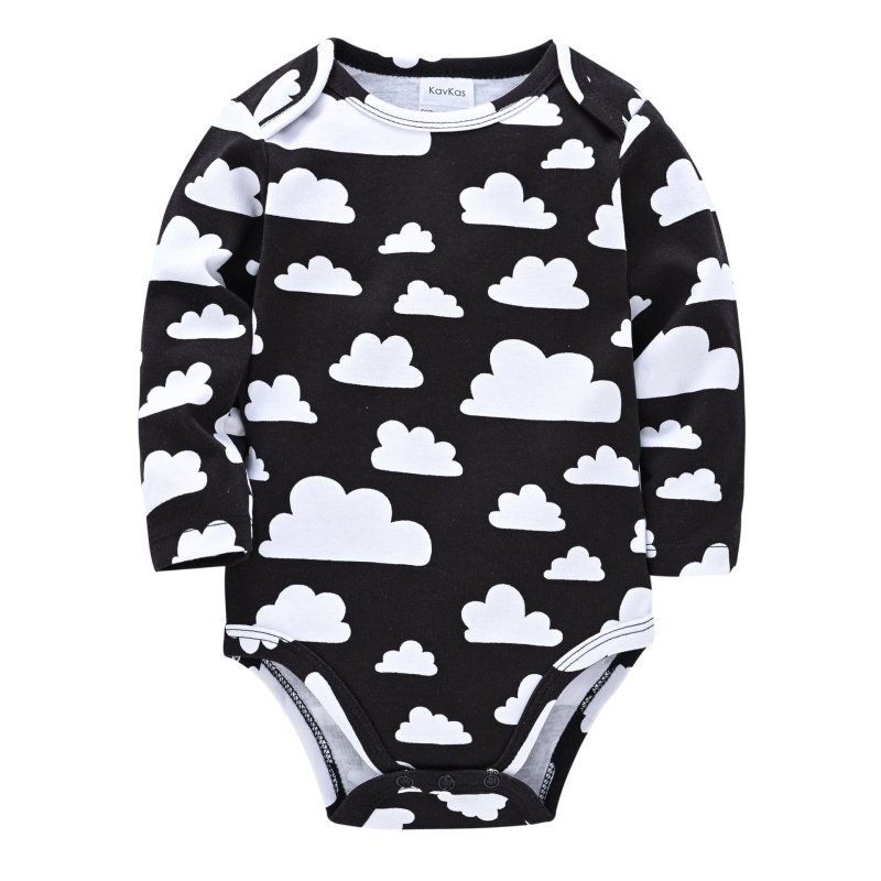 Baby Onesies $9.92 Dana Fashion Color: Cloud black HY2284 Child size: 0 3 Baby Clothing Product information: Fabric Name: Knitting Applicable gender: neutral/male and female Sleeve length: long sleeve Whether the hair/excess thread ends are trimmed: all t