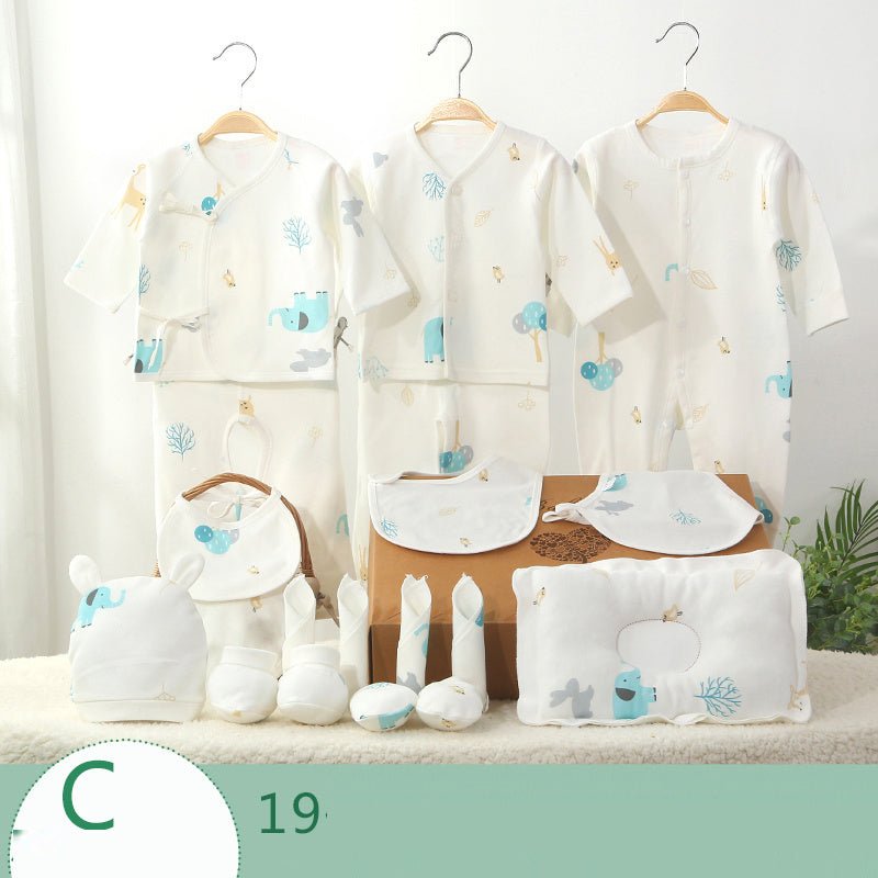 Baby pajamas underwear set $83.26 Dana Fashion Color: 03Blue Size: 59cm Style: C Baby Clothing Applicable age: Freshman 3 months 6 months 12 months Made of: Cotton style: Casual Applicable gender: Universal Clothing placket: single breasted Number of piec
