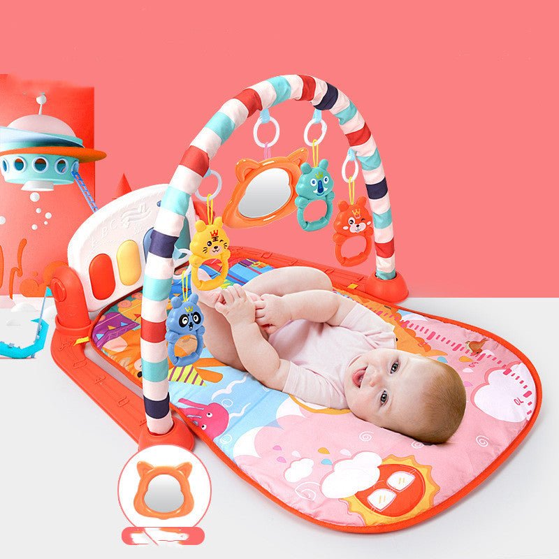 Baby Pedals Fitness Racks Piano Toys $52.62 Dana Fashion Color: Temperament red Toys & Hobbies Product information Toy material: plastic Ability training Emotion, vision, intellectual development, crawling, manual brain, grasping, sensory, hand-eye coordi