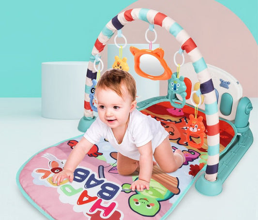 Baby Pedals Fitness Racks Piano Toys $52.62 Dana Fashion Color: Mint green Toys & Hobbies Product information Toy material: plastic Ability training Emotion, vision, intellectual development, crawling, manual brain, grasping, sensory, hand-eye coordinatio