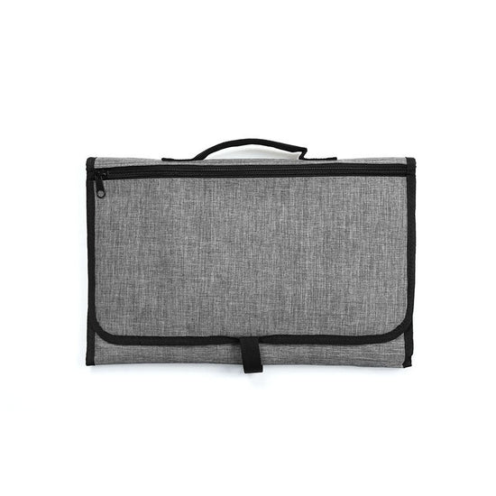 Baby Portable Foldable Washable Compact Travel Nappy Diaper Changing Mat Waterproof Baby Floor Mat Change Play Mat & Storage Bag $29.76 Dana Fashion Color: gray Baby & Mother Overview: - You can put paper towels, diapers and other items inside and you can
