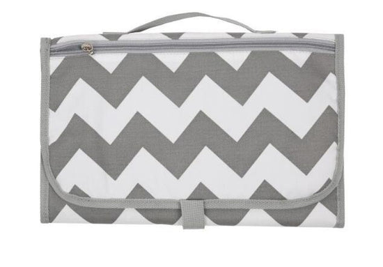 Baby Portable Foldable Washable Compact Travel Nappy Diaper Changing Mat Waterproof Baby Floor Mat Change Play Mat & Storage Bag $27.96 Dana Fashion Color: White grey Baby & Mother Overview: - You can put paper towels, diapers and other items inside and y