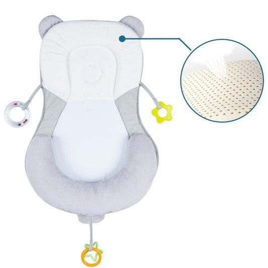 Baby Positioning Pad Sleeping Pad Anti-Deflection Head Correction Pillow $120.09 Dana Fashion Color: Grey Baby & Mother Product Information Pillow Type: Stereotyped Pillow Pillow Shape: Sleeping Pad Shaped Pillow Pillow Filling: Polyester Fiber Suitable S