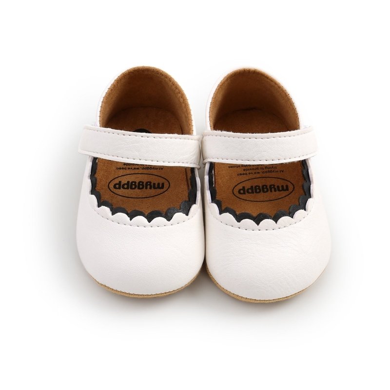 Baby Princess Shoes, Women's Baby Shoes, Toddler Shoes $16.67 Dana Fashion Color: White Size: 11 Baby & Mother Product Information Pattern: Plain Thickness: Normal Thick Tube Height: Low Tube How To Wear: Velcro Color: White, Black, Fan Wood, Lemon Yellow