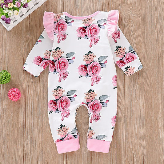 Baby print jumpsuit $14.47 Dana Fashion Color: White Size: 100cm Baby Clothing Hooded or not: not hooded Thickness: General Fabric name: Cotton Main fabric composition: cotton Main fabric ingredient content: 95 (%) Security level: Class B Closed style: si