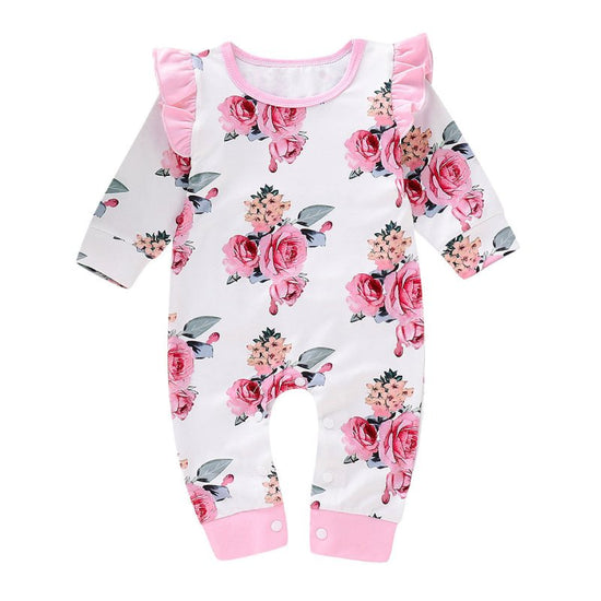 Baby print jumpsuit $14.47 Dana Fashion Color: White Size: 100cm Baby Clothing Hooded or not: not hooded Thickness: General Fabric name: Cotton Main fabric composition: cotton Main fabric ingredient content: 95 (%) Security level: Class B Closed style: si