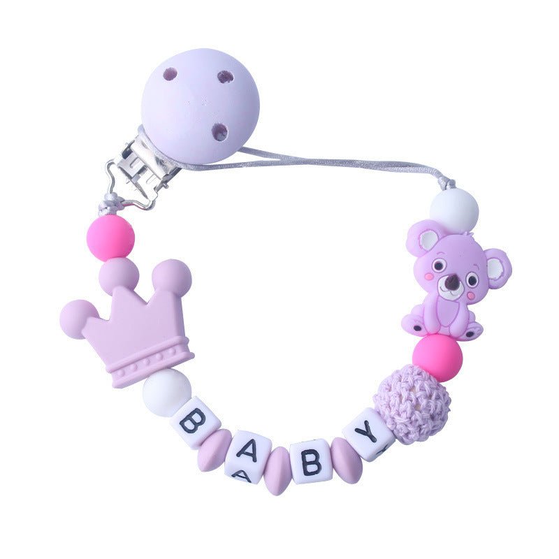 Baby products pacifier clip $25.06 Dana Fashion Color: Purple Within 4letters: 10 letters Baby & Mother Note: 1. Please leave a message on the order pages for the baby name you want when you place the order. If there is no message on the order pages, we w