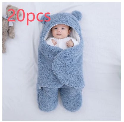Baby Quilted Sleeping Bag Wrapper $580.10 Dana Fashion Color: Light Blue Size: 3M style: 20pcs Baby Clothing Product Details Fabric: Cotton Blend Lining: Cotton fiber Filling: polyester cotton pattern: plain Color: white, red, gray, light blue, pink, khak