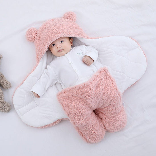 Baby Quilted Sleeping Bag Wrapper $38.77 Dana Fashion Color: Pink Size: 3M style: 1pc Baby Clothing Product Details Fabric: Cotton Blend Lining: Cotton fiber Filling: polyester cotton pattern: plain Color: white, red, gray, light blue, pink, khaki Size: 3
