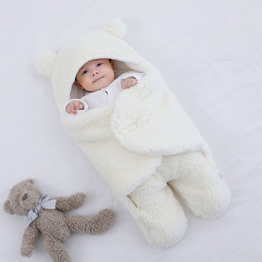 Baby Quilted Sleeping Bag Wrapper $39.60 Dana Fashion Color: Grey Size: 3M style: 1pc Baby Clothing Product Details Fabric: Cotton Blend Lining: Cotton fiber Filling: polyester cotton pattern: plain Color: white, red, gray, light blue, pink, khaki Size: 3