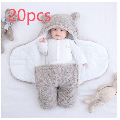 Baby Quilted Sleeping Bag Wrapper $579.39 Dana Fashion Color: Grey Size: 3M style: 20pcs Baby Clothing Product Details Fabric: Cotton Blend Lining: Cotton fiber Filling: polyester cotton pattern: plain Color: white, red, gray, light blue, pink, khaki Size