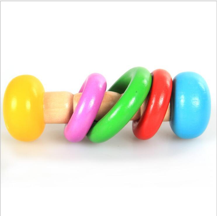 Baby rattle toy. $11.18 Dana Fashion Color: Pillar Toys & Hobbies Material: wooden Packing: Blister, other Ability development: intellectual development, grasping Product Category: Hand Bell, Other Color: three ring exquisite rattle, hand-held rattle, flo