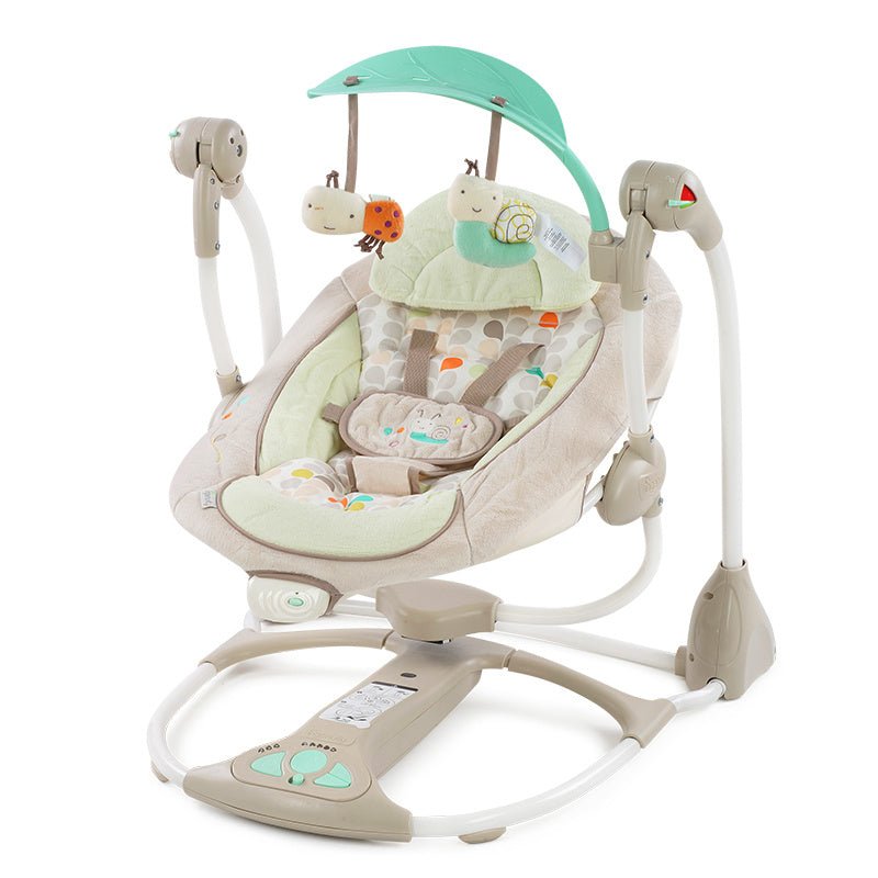 Baby Rocking Chair Soothing Chair Electric Smart Cradle $351.26 Dana Fashion Color: Snail Baby & Mother Product information: Models: 10037, 60378, 60189 Applicable age: Freshmen 1-14 months Color classification: snail magnetic vibration gift package Koala