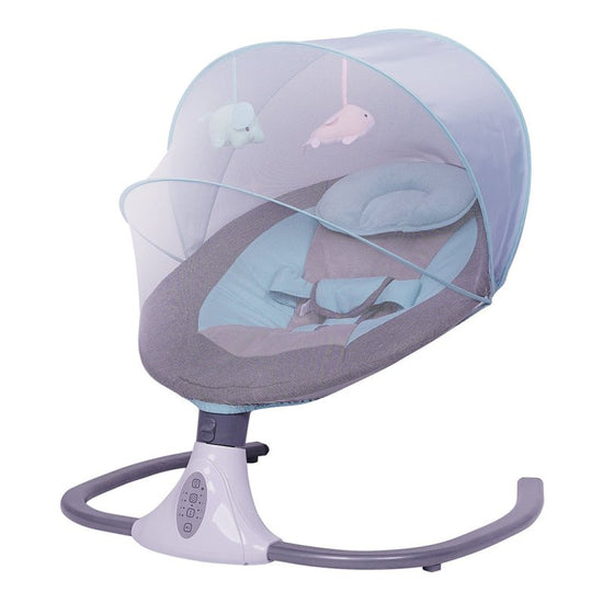 Baby Rocking Chair Soothing Chair Electric Smart Cradle $390.04 Dana Fashion Color: Icelandic blue Baby & Mother Product information: Models: 10037, 60378, 60189 Applicable age: Freshmen 1-14 months Color classification: snail magnetic vibration gift pack