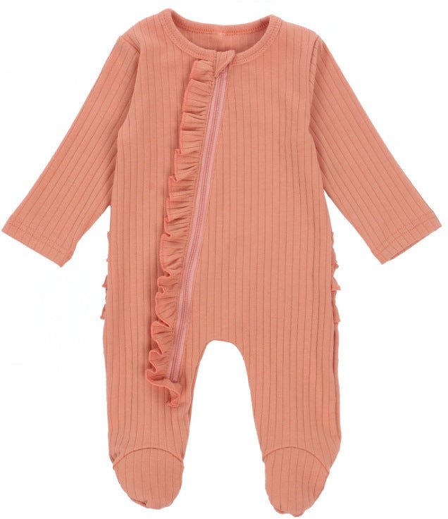 Baby Rompers Autumn Winter Boys Girls Long Sleeve Jumpsuit Romper Toddler Baby Solid Clothes Bebes Romper $16.41 Dana Fashion Color: Pink Size: 60cm Baby Clothing Overview: 100% new design and high quality. Keep your baby clean at all times Prevent childr