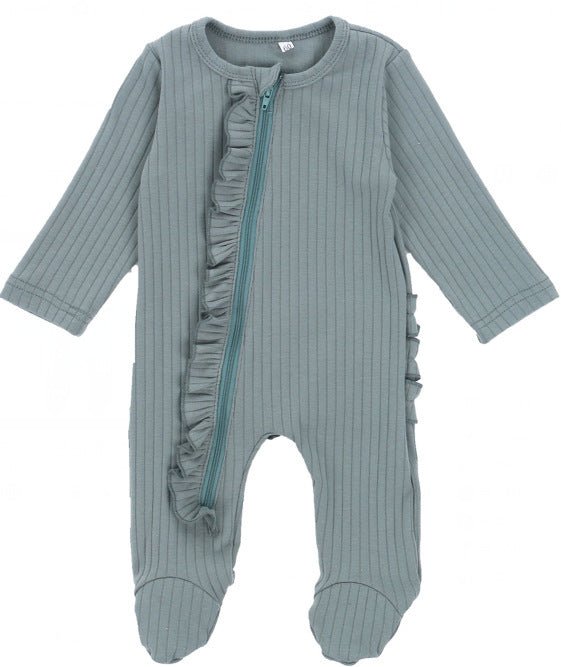 Baby Rompers Autumn Winter Boys Girls Long Sleeve Jumpsuit Romper Toddler Baby Solid Clothes Bebes Romper $16.41 Dana Fashion Color: Silver grey Size: 60cm Baby Clothing Overview: 100% new design and high quality. Keep your baby clean at all times Prevent