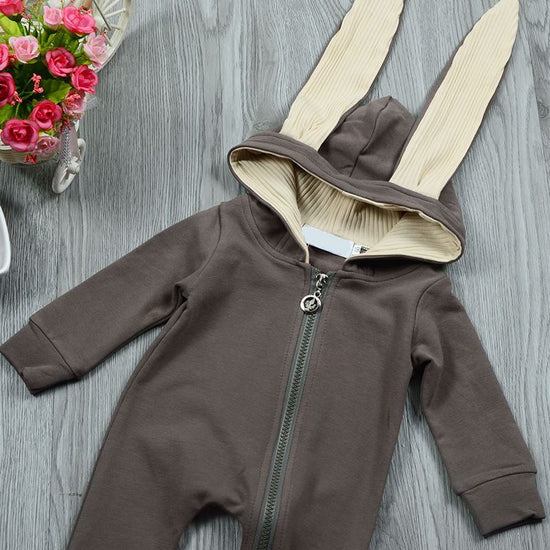 Baby Rompers Jumpsuit Newborn Clothing $20.90 Dana Fashion Color: Grey Size: 59cm Baby Clothing Material: COTTON Pattern Type: Solid Department Name: Baby Collar: O-Neck Closure Type: zipper Item Type: Rompers Gender: Unisex Sleeve Length(cm): Full Fit: F