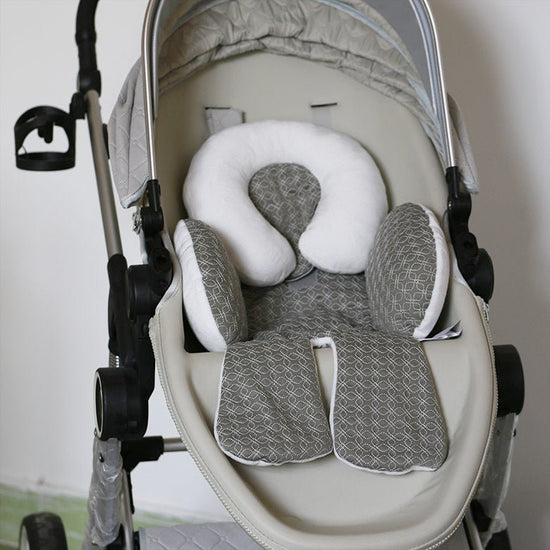 Baby Safety Car Seat Cushion Stroller Universal Protection Cushion $37.99 Dana Fashion Color: Graphite Grey Baby Clothing Overview 1.It can be used not only as a stroller pad in a stroller but also as a car mat on a safety seat, as a seat cushion on a bab