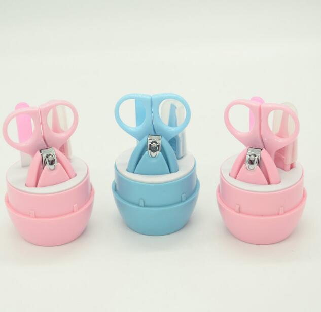Baby Scissors Nail Clippers creative children's nail clippers nail clippers baby care suit $12.01 Dana Fashion Color: blue Baby & Mother Features: Item Type: Clipper and trimmer Age Group: Babies Pattern Type: Solid Material: plastic + metal 4 pieces suit