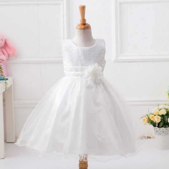 Baby Sequin Dress Flower Girl Wedding Princess Dress $25.86 Dana Fashion Color: Black Size: L Baby Clothing Product information: Material: Polyester F iber (Polyester) Style: P rincess Features: Dresses Colour: White，Pink , Blue, Green, Red, Gray，Dark Blu