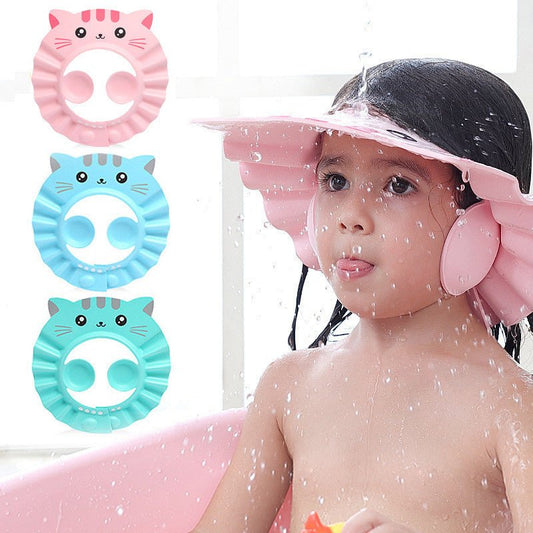 Baby Shampoo Baby Children Waterproof Ear Protection Men And Women Children Bathing Hair Shower Cap $28.00 Dana Fashion Color: Blue Baby Clothing Product information: Material: EVA Is the size adjustable: adjustable Pattern type: cartoon Gender: newborn,