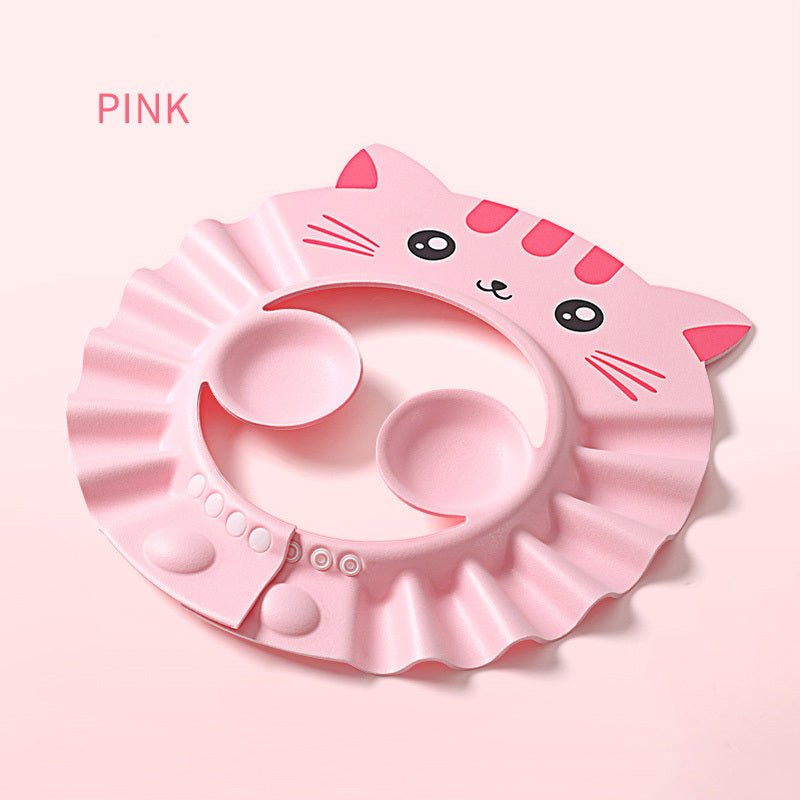 Baby Shampoo Baby Children Waterproof Ear Protection Men And Women Children Bathing Hair Shower Cap $28.00 Dana Fashion Color: Pink Baby Clothing Product information: Material: EVA Is the size adjustable: adjustable Pattern type: cartoon Gender: newborn,