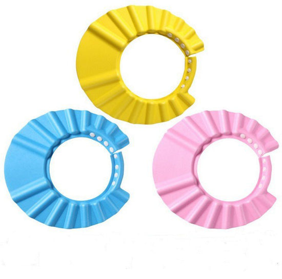 Baby Shampoo Cap, Toddler Shampoo Cap, Children Shower Cap, Baby Shower Cap Adjustable $20.00 Dana Fashion Color: Yellow Baby Clothing Product Information Material: Cpe Applicable People: Children Color: Pink, Yellow, Sky Blue Style; Solid Color Net Weigh