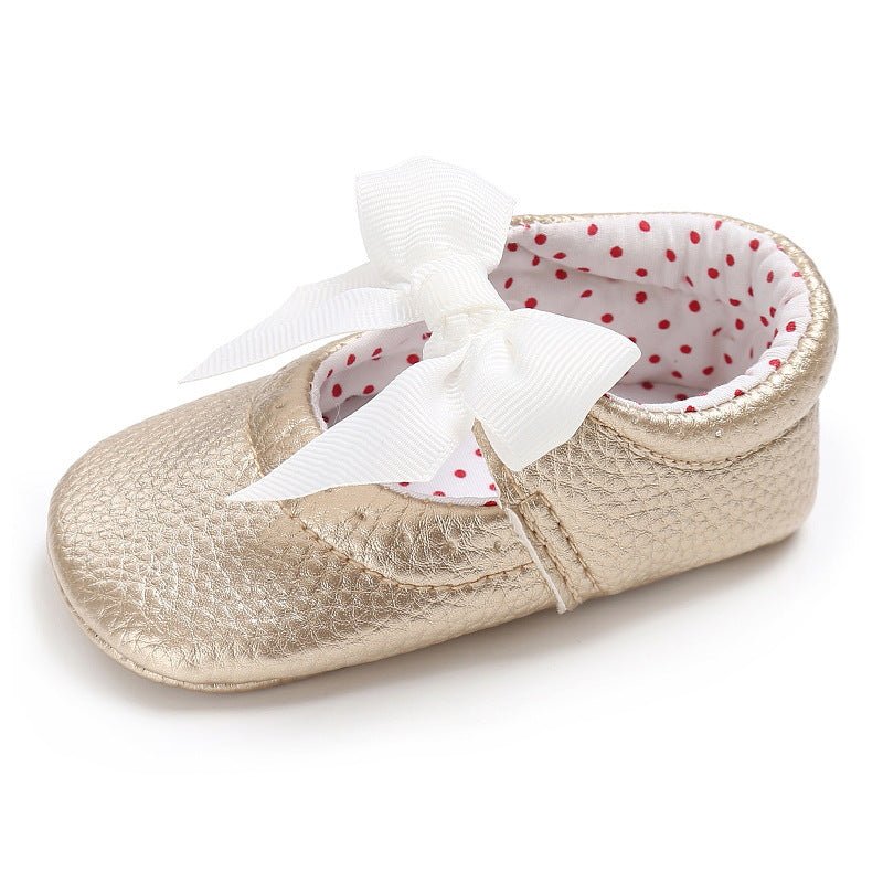 Baby Shoes Baby Shoes Soft Sole Pu Princess Shoes $13.98 Dana Fashion Color: Gold Size: 11 Baby & Mother Product Information: Suitable Seasons: Spring, Summer, Fall Thickness: Ordinary Thick Tube Height: Low Tube Is There a Light: No Whether There Is a So