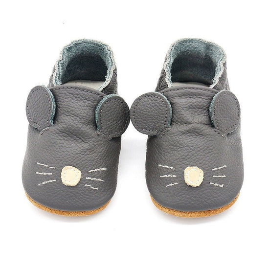 Baby Shoes Baby Shoes Soft-soled Toddler Shoes $24.66 Dana Fashion Color: Grey Shoe size: L Baby & Mother Product Information: Style: Cartoon Craft: Manual Pattern: Animal Thickness: Single Tube height: low tube Is there a light: no Upper height: low Wear