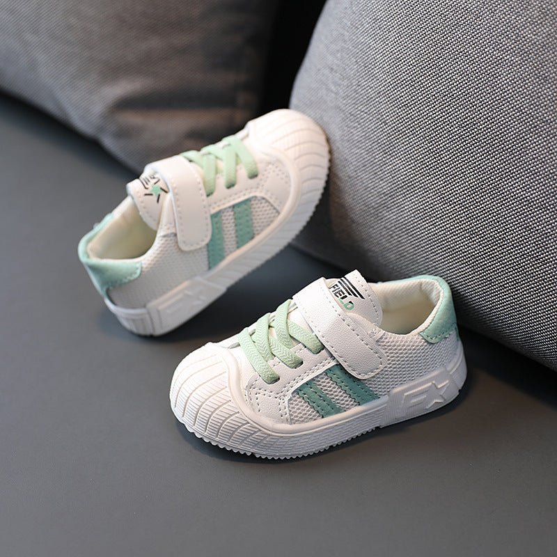 Baby Shoes Male Baby Shoes Female Baby Light Soft-Soled Toddler Shoes $24.04 Dana Fashion Color: Green Size: 16 Baby & Mother Product material: Upper material: Synthetic leather Details: Applicable gender: Neutral/male and female Style: Leisure Function: