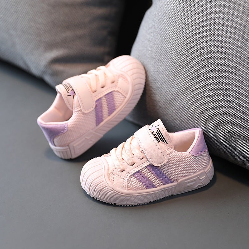 Baby Shoes Male Baby Shoes Female Baby Light Soft-Soled Toddler Shoes $24.04 Dana Fashion Color: Pink Size: 16 Baby & Mother Product material: Upper material: Synthetic leather Details: Applicable gender: Neutral/male and female Style: Leisure Function: B