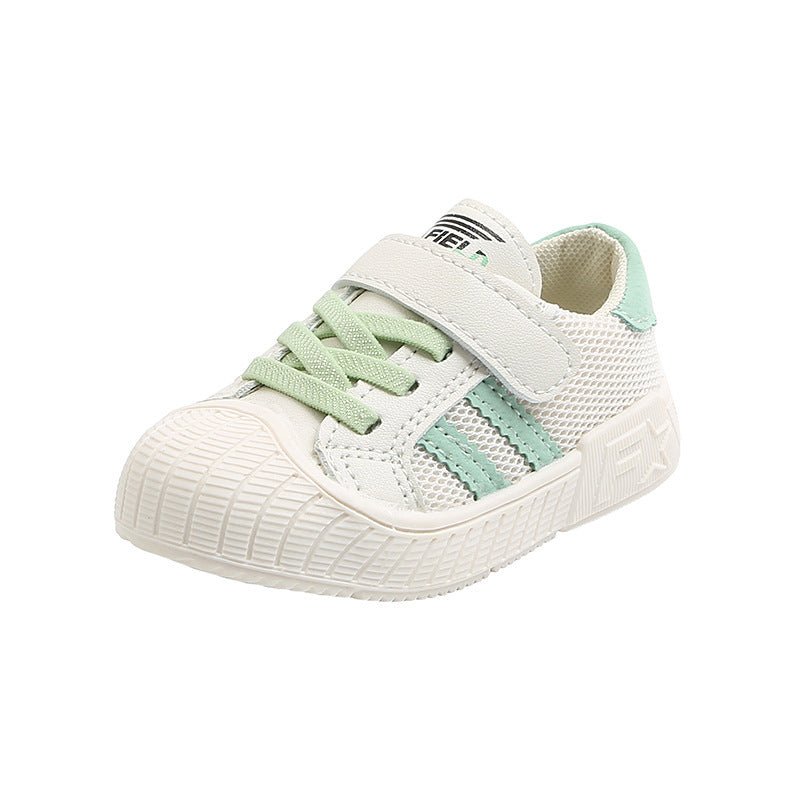Baby Shoes Male Baby Shoes Female Baby Light Soft-Soled Toddler Shoes $24.04 Dana Fashion Color: Green Size: 16 Baby & Mother Product material: Upper material: Synthetic leather Details: Applicable gender: Neutral/male and female Style: Leisure Function: