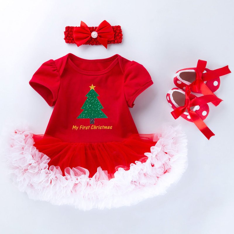 Baby Short Sleeve Cartoon Romper Mesh Dress $23.21 Dana Fashion Color: 6style Child size: 59cm Baby Clothing Product information: Style: European and American Fabric name: Cotton Skirt category: dress Security level: Class A Main fabric composition: cotto