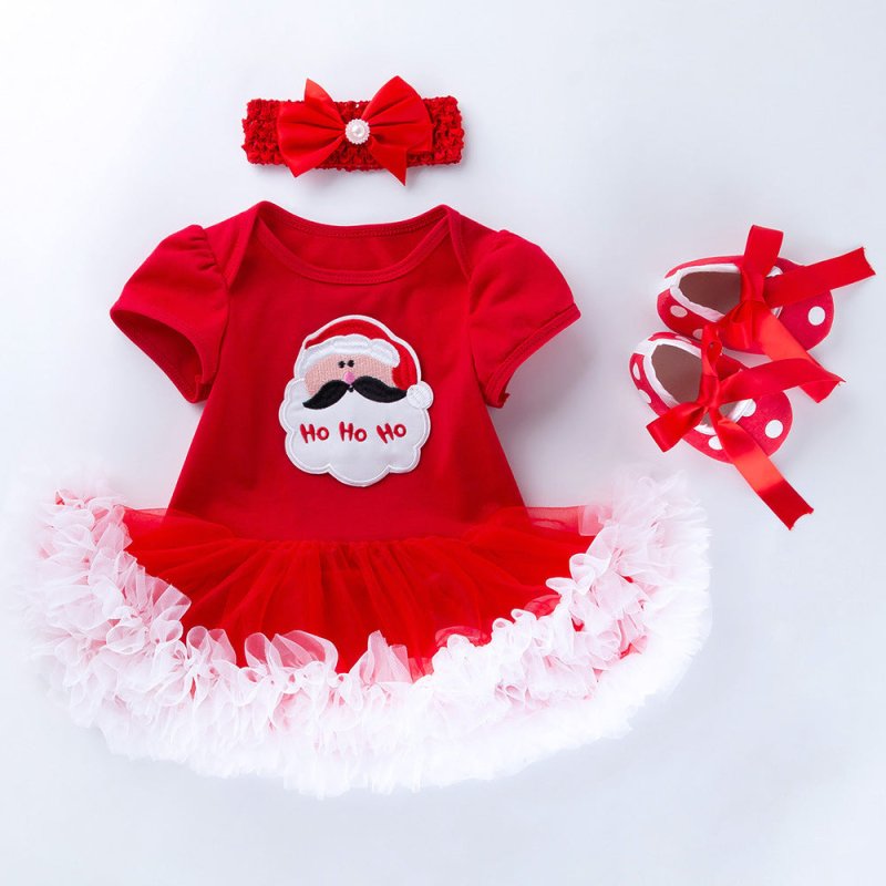 Baby Short Sleeve Cartoon Romper Mesh Dress $23.21 Dana Fashion Color: 3style Child size: 59cm Baby Clothing Product information: Style: European and American Fabric name: Cotton Skirt category: dress Security level: Class A Main fabric composition: cotto
