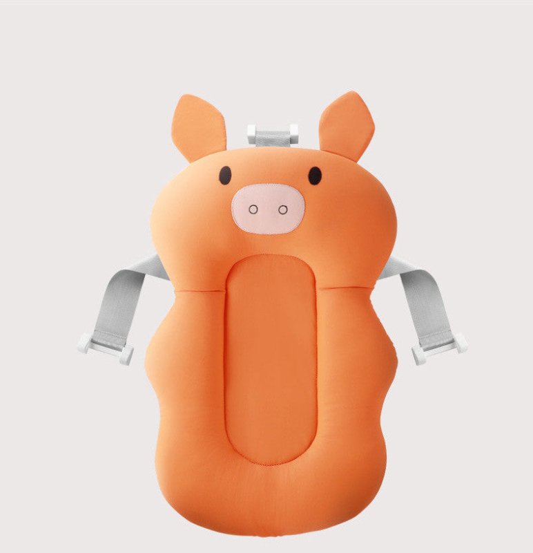 Baby Shower Bed Bath $22.92 Dana Fashion Color: Orange pig Baby & Mother Overview: 1. Three-way buckle seat belt, can firmly hold the floating pad to prevent drowning 2. Skin-friendly material, nest mesh cloth, styrofoam particles, baby is very safe to us