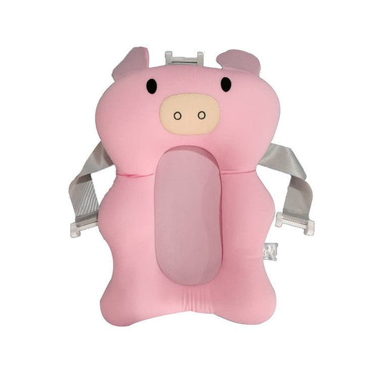 Baby Shower Bed Bath $22.92 Dana Fashion Color: Pink pig Baby & Mother Overview: 1. Three-way buckle seat belt, can firmly hold the floating pad to prevent drowning 2. Skin-friendly material, nest mesh cloth, styrofoam particles, baby is very safe to use