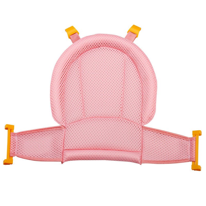 Baby Shower Bed Bath $16.22 Dana Fashion Color: A Pink Baby & Mother Overview: 1. Three-way buckle seat belt, can firmly hold the floating pad to prevent drowning 2. Skin-friendly material, nest mesh cloth, styrofoam particles, baby is very safe to use 3.