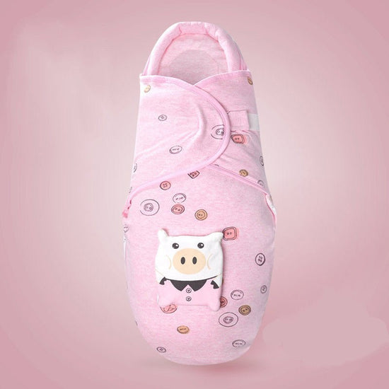 Baby sleeping bag $35.76 Dana Fashion Color: Pink Size: L Baby Clothing Fabric: pure cotton Suitable for season: spring and summer Pattern: cartoon, dot, animal S size 30 * 60cm is suitable for 0-3 months L size 35 * 70cm is suitable for 3-6 months = =‘’