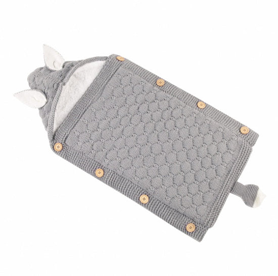 Baby sleeping bag $34.19 Dana Fashion Color: Light Grey Baby Clothing Style: envelope type Fabric: Blended Lining: lamb cashmere Filling: Cotton wool Thick： thick pattern: plain Size： 70*40cm