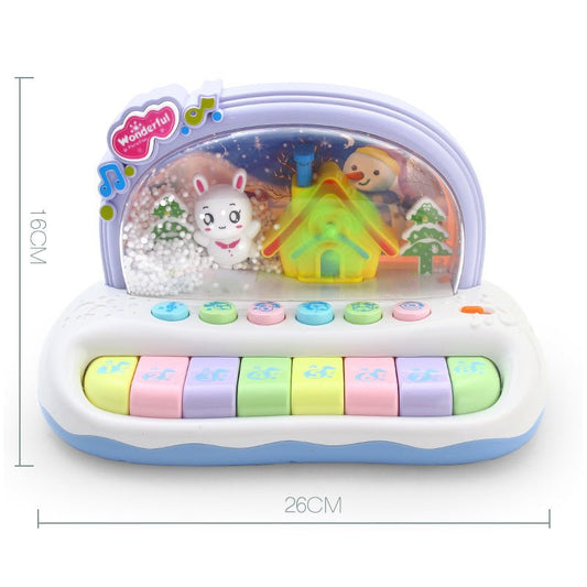 Baby snowflake electronic organ $34.88 Dana Fashion Color: Photo Color Toys & Hobbies Category: early education / story telling machine Function: Music / voice Use battery: 3 No.5 batteries Product Name: ice snow musical instrument Product packaging: exqu
