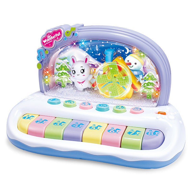 Baby snowflake electronic organ $34.88 Dana Fashion Color: Photo Color Toys & Hobbies Category: early education / story telling machine Function: Music / voice Use battery: 3 No.5 batteries Product Name: ice snow musical instrument Product packaging: exqu