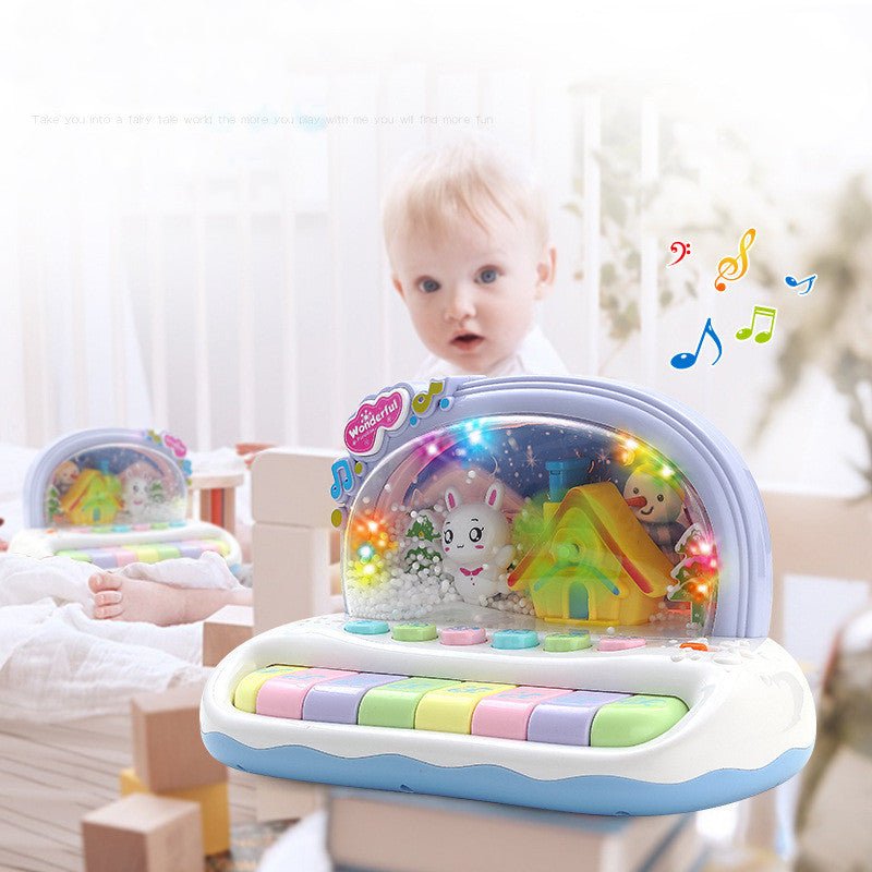 Baby snowflake electronic organ $34.88 Dana Fashion Color: Photo Color Toys & Hobbies Category: early education / story telling machine Function: Music / voice Use battery: 3 No.5 batteries Product Name: ice snow musical instrument Product packaging: exqu