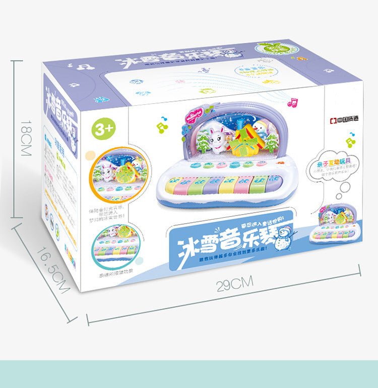 Baby snowflake electronic organ $34.88 Dana Fashion Color: Photo Color Toys & Hobbies Category: early education / story telling machine Function: Music / voice Use battery: 3 No.5 batteries Product Name: ice snow musical instrument Product packaging: exqu