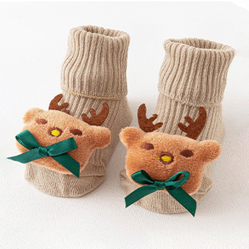 Baby socks $9.31 Dana Fashion Color: Brown Kid Sock Size: M Baby Clothing Product information: Children's socks category: floor socks Function: breathable, sweat-absorbing Main fabric composition: cotton Size information: size Foot length Sock length Suit