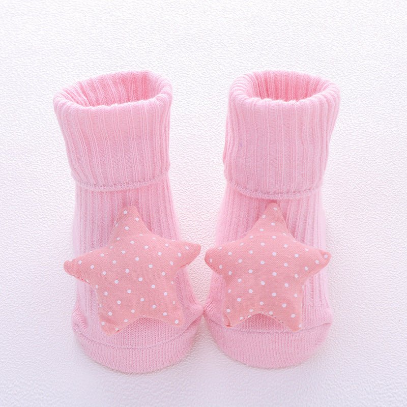 Baby socks $9.31 Dana Fashion Color: Pink stars Kid Sock Size: M Baby Clothing Product information: Children's socks category: floor socks Function: breathable, sweat-absorbing Main fabric composition: cotton Size information: size Foot length Sock length