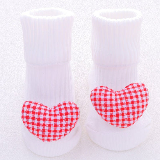 Baby socks $9.31 Dana Fashion Color: Pink love Kid Sock Size: M Baby Clothing Product information: Children's socks category: floor socks Function: breathable, sweat-absorbing Main fabric composition: cotton Size information: size Foot length Sock length