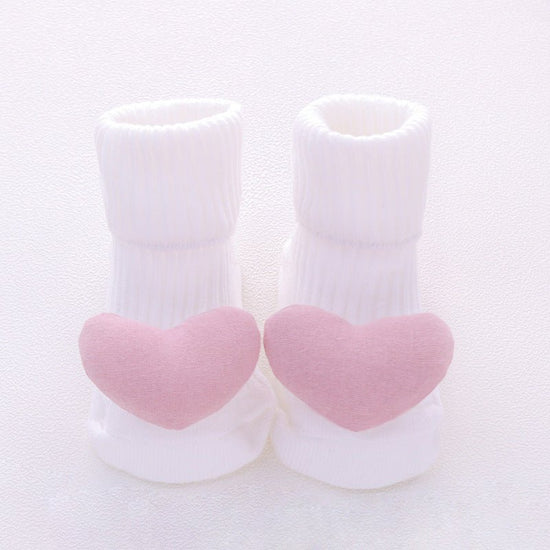 Baby socks $9.31 Dana Fashion Color: White pink Kid Sock Size: M Baby Clothing Product information: Children's socks category: floor socks Function: breathable, sweat-absorbing Main fabric composition: cotton Size information: size Foot length Sock length