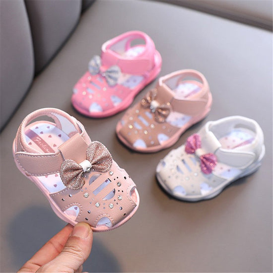 Baby Soft Sole Toddler Shoes Baby Toe Sandals $16.88 Dana Fashion Color: Peach Shoe size: 16 Baby & Mother Overview: Unique design, stylish and beautiful. Good material, comfortable feet. A variety of colors, any choice. Specification: Upper material: syn