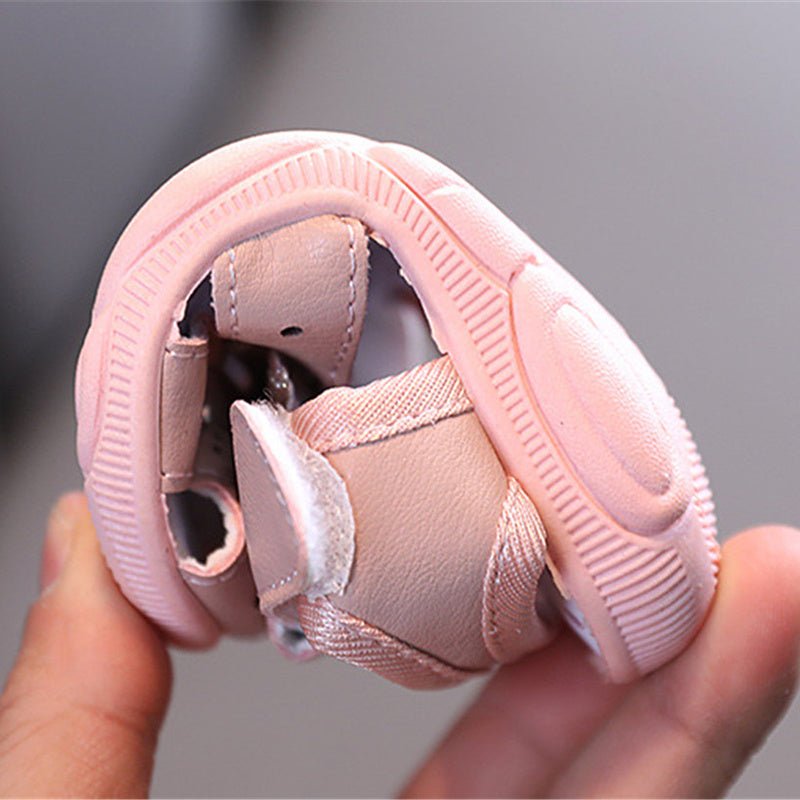 Baby Soft Sole Toddler Shoes Baby Toe Sandals $16.88 Dana Fashion Color: Peach Shoe size: 16 Baby & Mother Overview: Unique design, stylish and beautiful. Good material, comfortable feet. A variety of colors, any choice. Specification: Upper material: syn