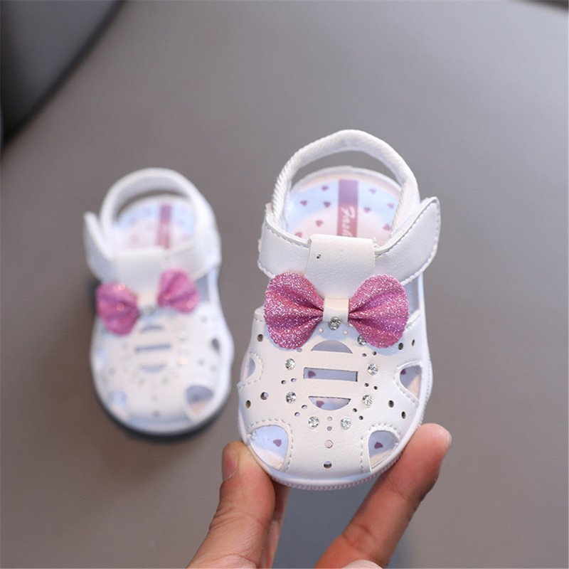 Baby Soft Sole Toddler Shoes Baby Toe Sandals $16.88 Dana Fashion Color: White Shoe size: 16 Baby & Mother Overview: Unique design, stylish and beautiful. Good material, comfortable feet. A variety of colors, any choice. Specification: Upper material: syn